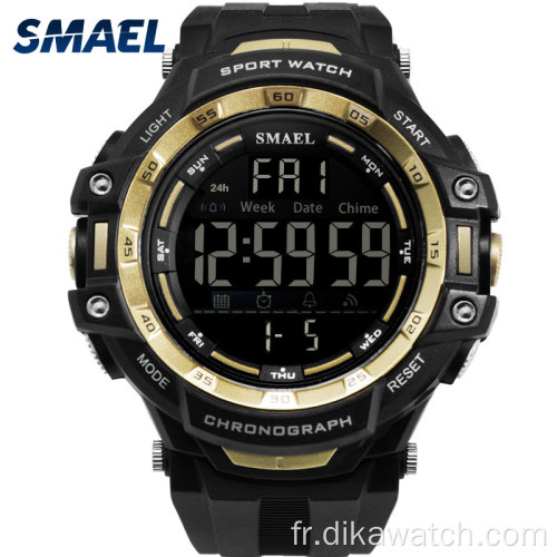 SMAEL Marque Hommes Montres De Sport Hommes Militaire Multifonction